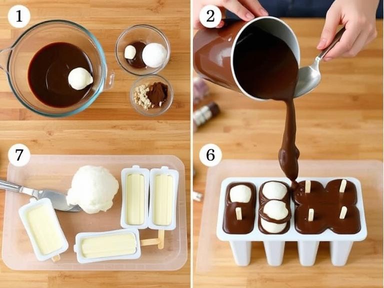 homemade eskimo pie popsicle recipe