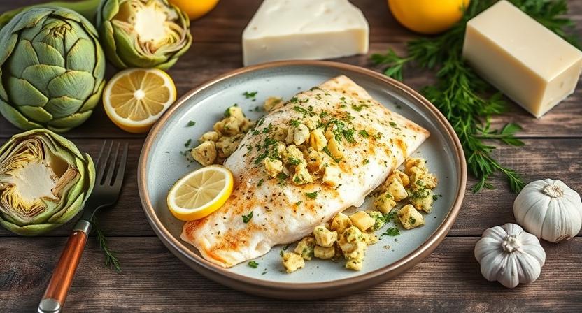 artichoke and parmesan tilapia recipe