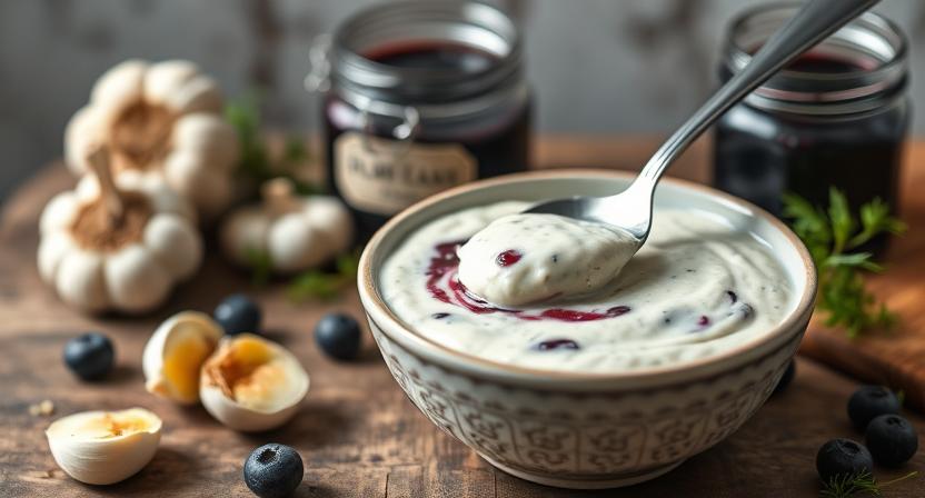 blue jam garlic aioli recipe