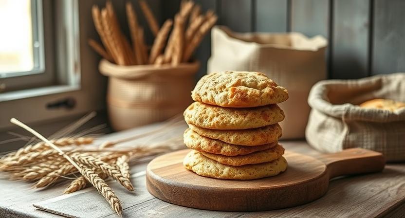restoring heritage grains einkorn biscuit recipe