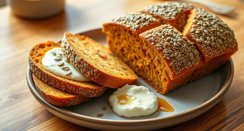 seeded miso sweet potato bread recipe