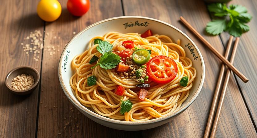 Trader Joe's Thai Wheat Noodles Recipe